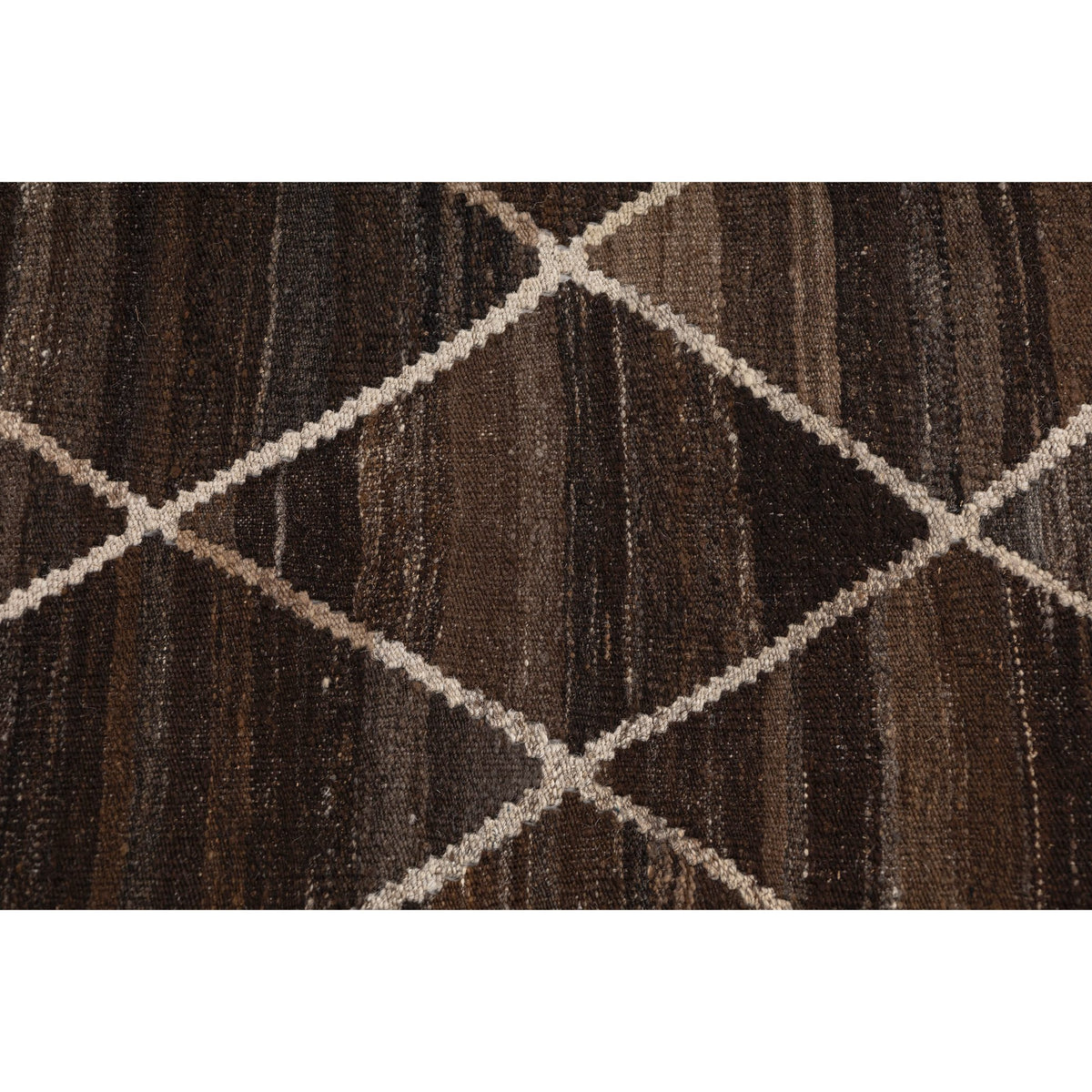 (8'8'' x 11'4'') Moroccan Modern Design Brown Rug