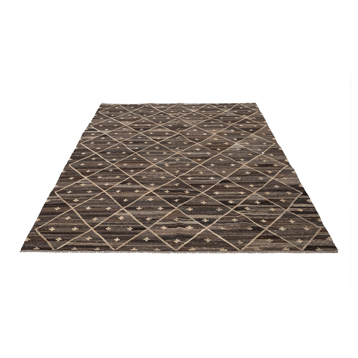 (5'11'' x 7'11'') Moroccan Modern Design Brown Rug