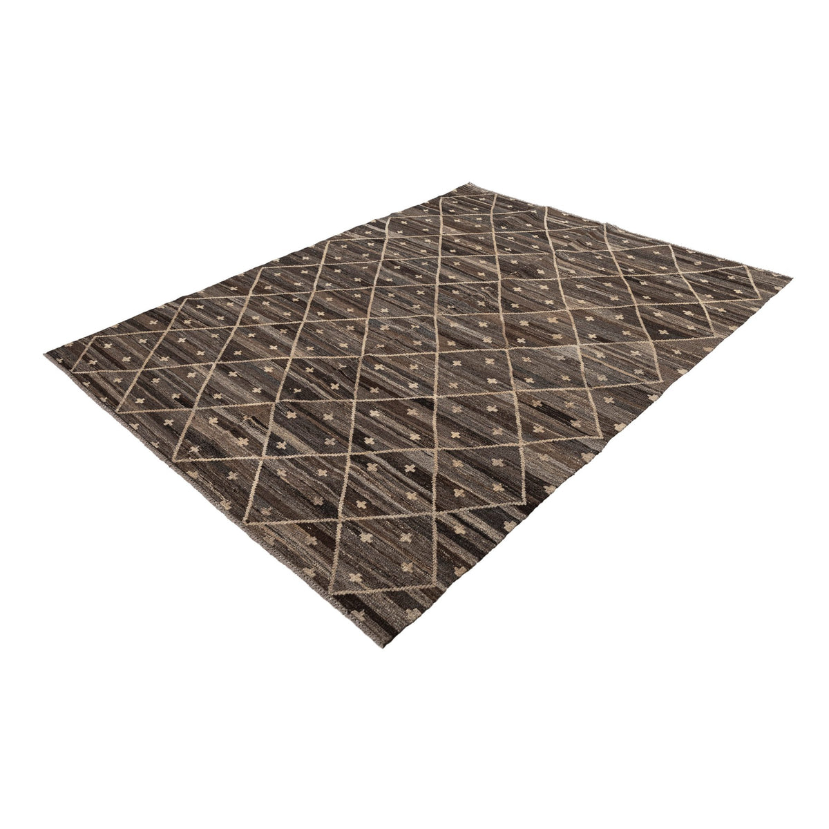 (5'11'' x 7'11'') Moroccan Modern Design Brown Rug