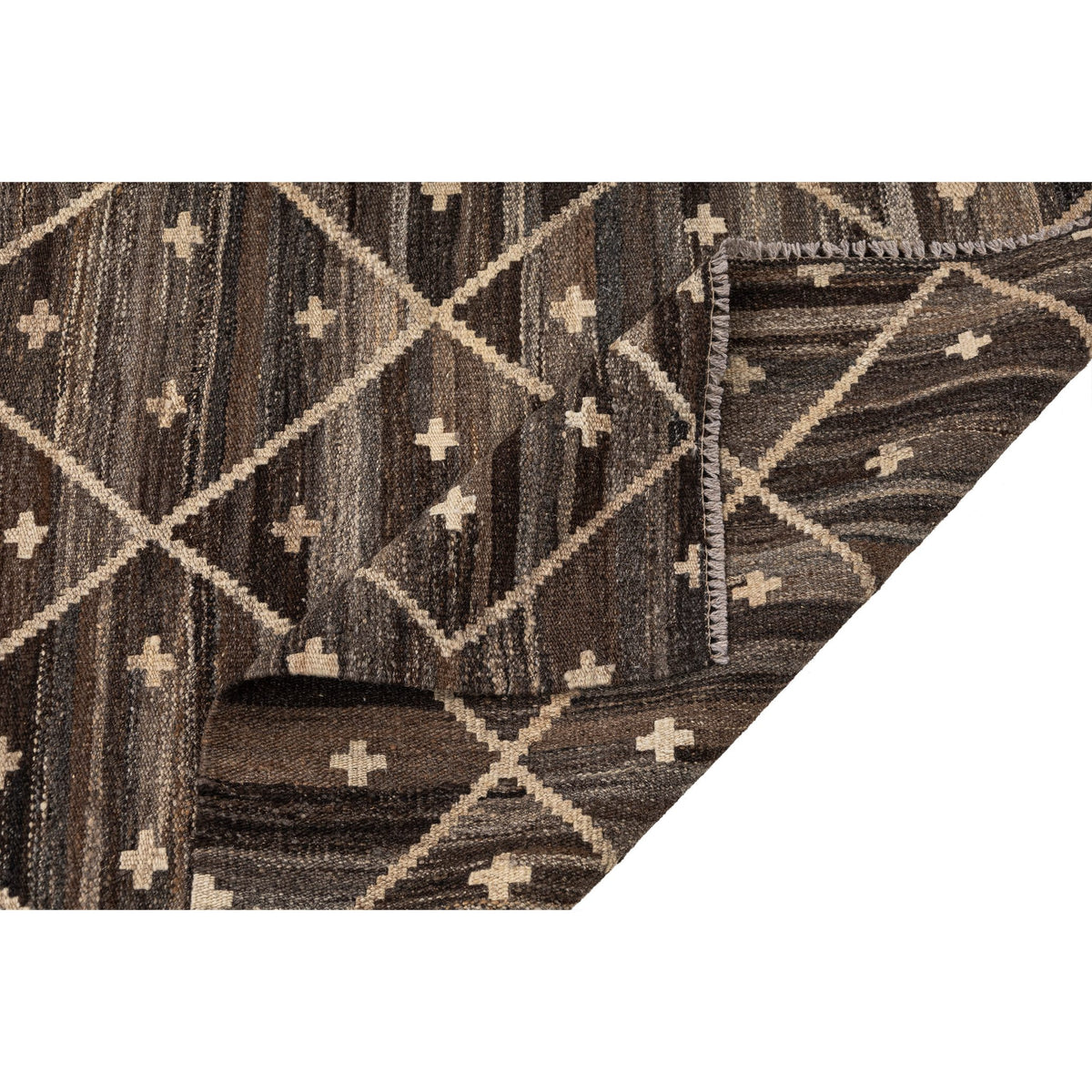 (5'11'' x 7'11'') Moroccan Modern Design Brown Rug