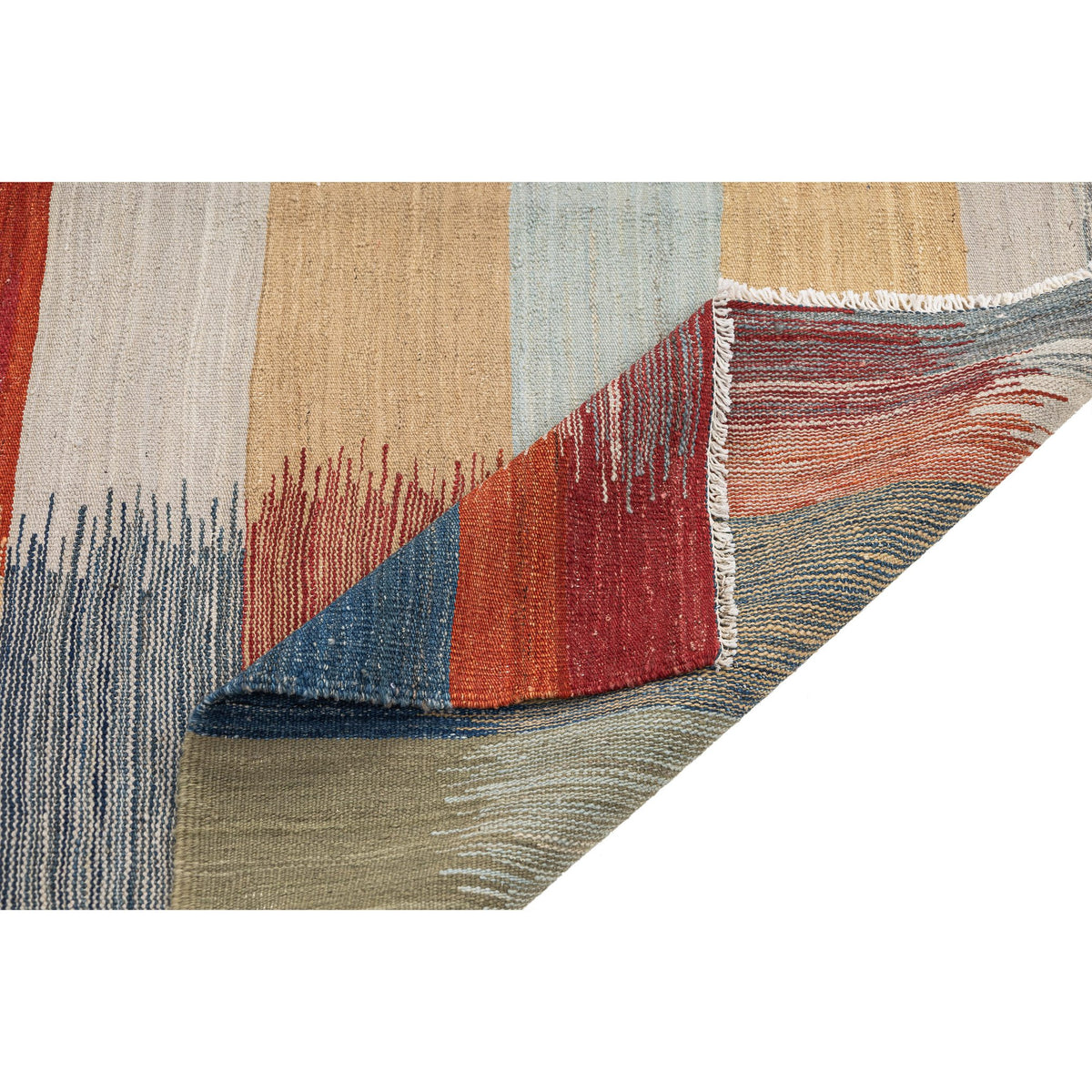 (5' x 6'8'') Colorful Modern Design Turkish Kilim Rug