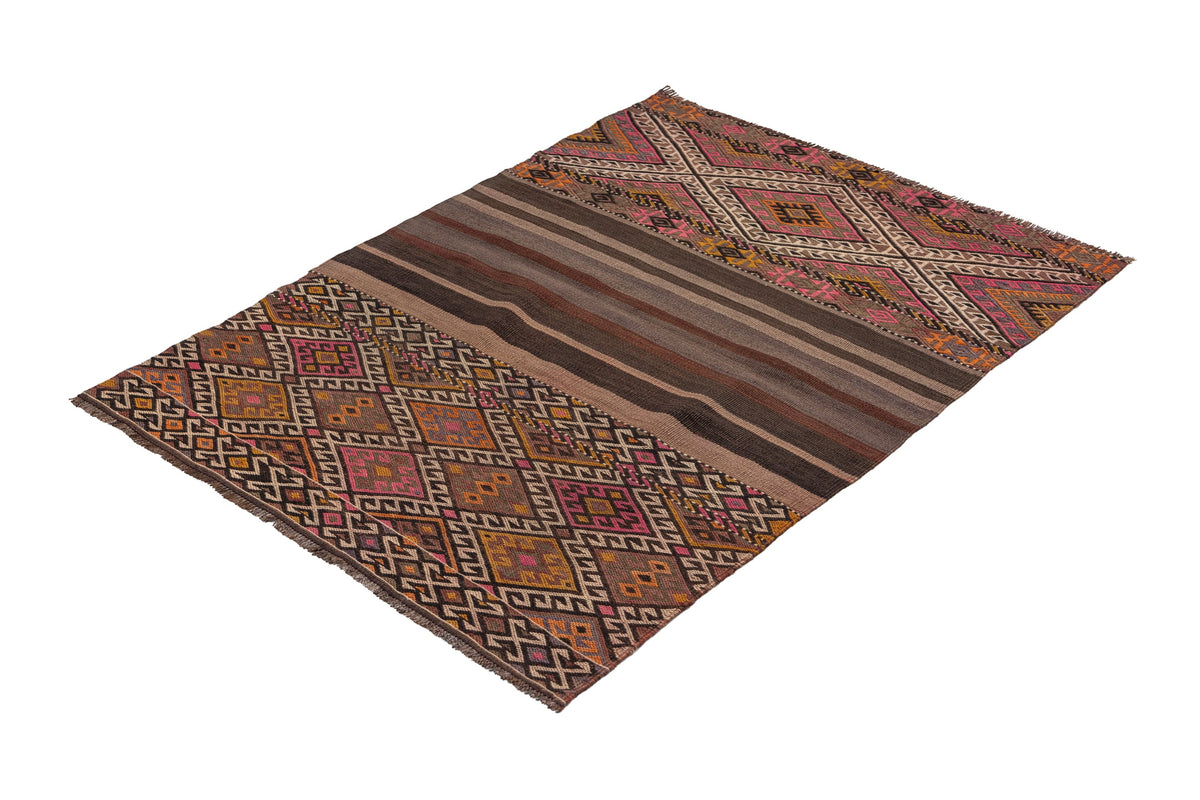 (3' x 3'10'') Handwoven Vintage Small Kilim Rug