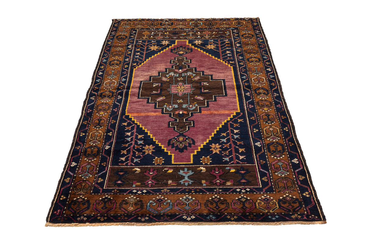 (3'6" x 6'3") Handmade Turkish Oriental Rug