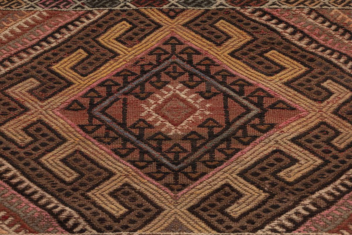 Handmade Oriental Turkish Kilim Runner Rug