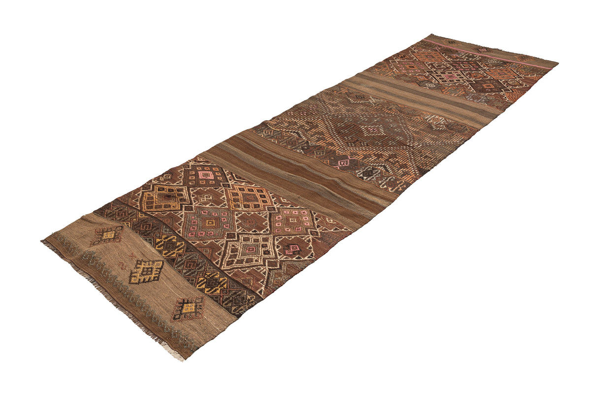 Handmade Oriental Turkish Kilim Runner Rug