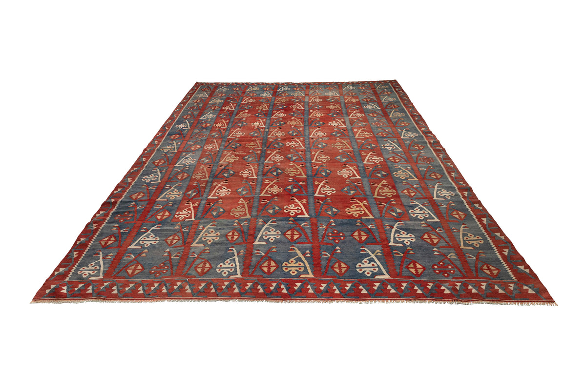 Handmade Oriental Turkish Kilim Oversize Rug