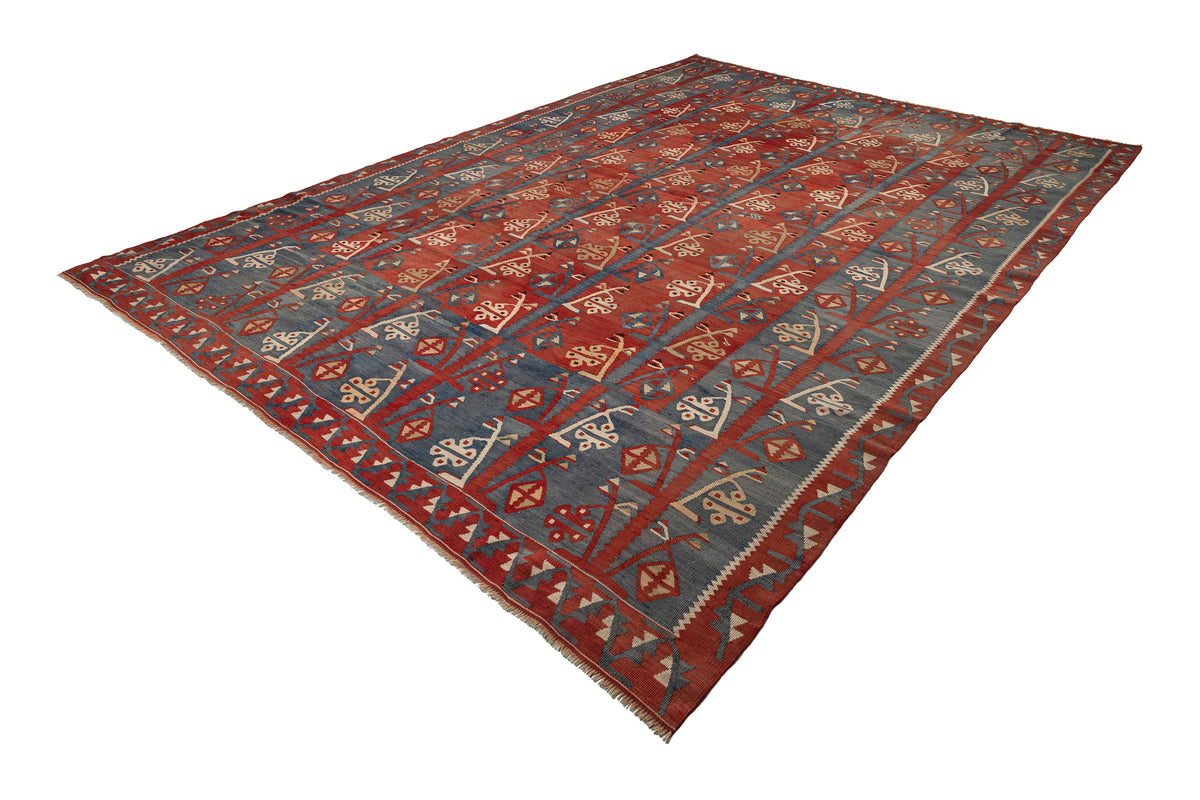 Handmade Oriental Turkish Kilim Oversize Rug