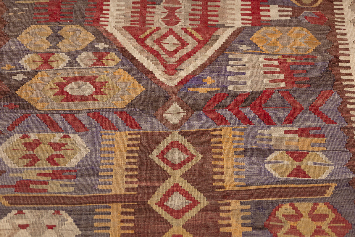 Handmade Oriental Turkish Kilim Rug