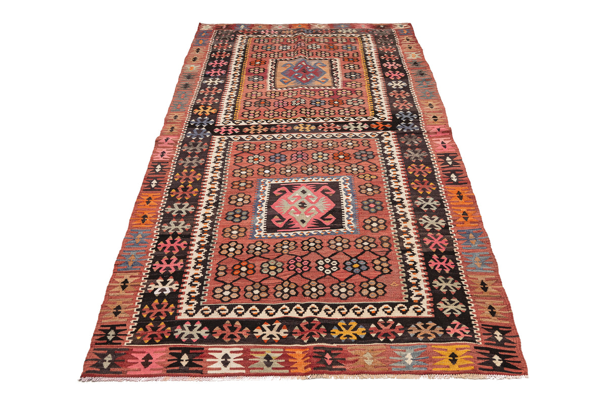 Handmade Oriental Turkish Kilim Rug