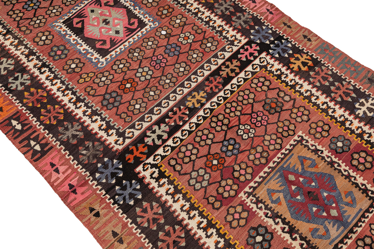 Handmade Oriental Turkish Kilim Rug