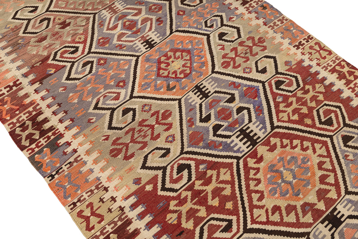 Handmade Oriental Turkish Kilim Rug