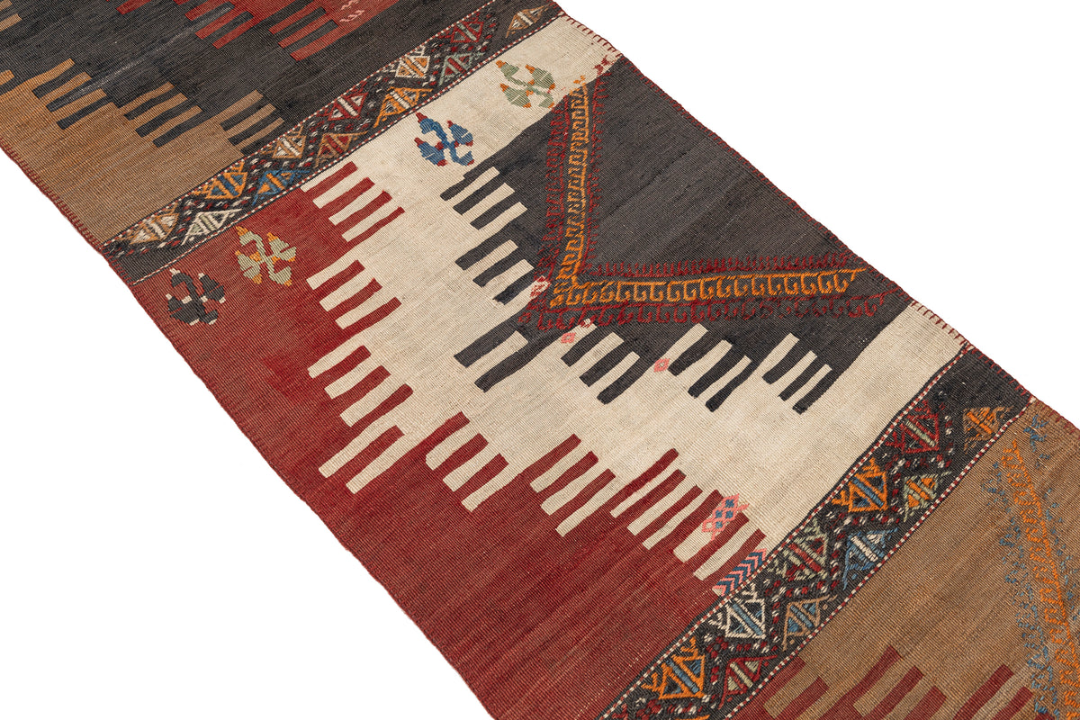 Handmade Oriental Turkish Kilim Runner Rug