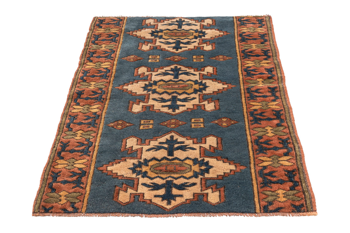 (3'1" x 4'11") Vintage Turkish Authentic Small Rug