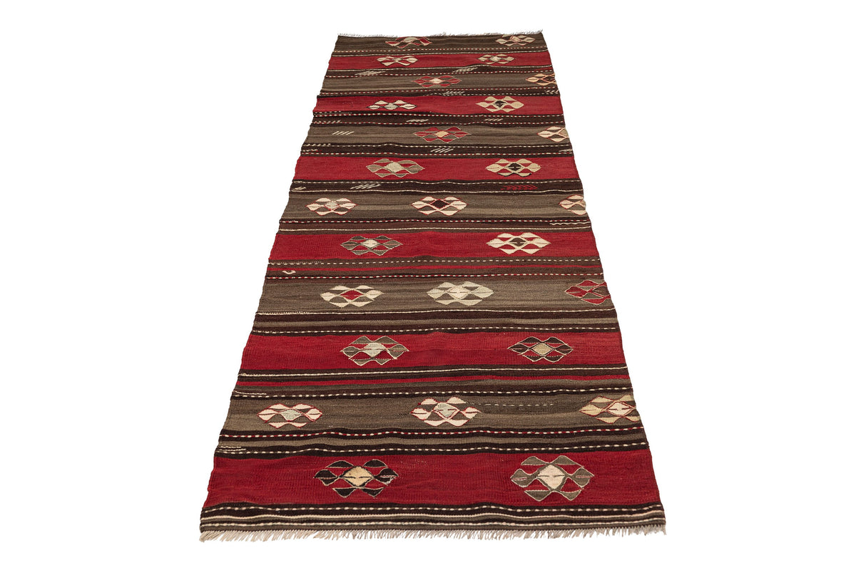 (2'8'' x 8') Oriental Authentic Kilim Runner Rug