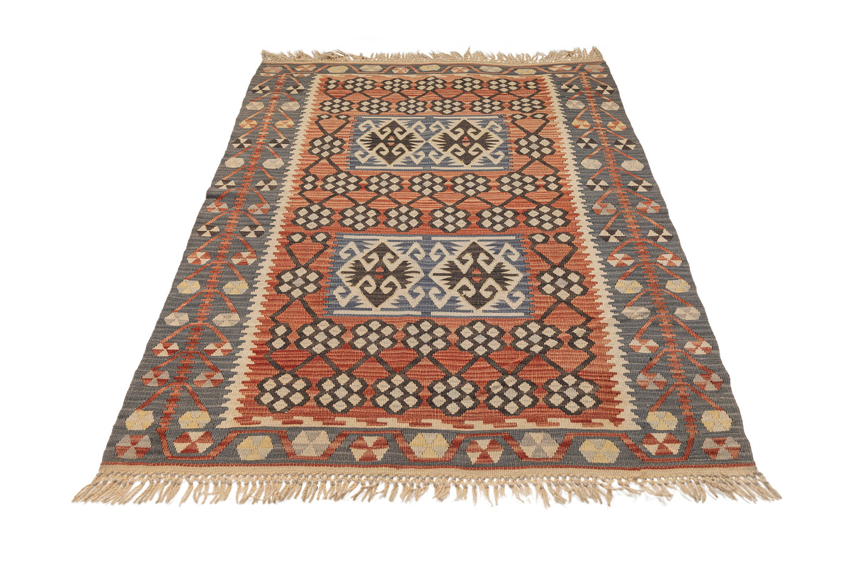 Handmade Oriental Turkish Kilim Rug