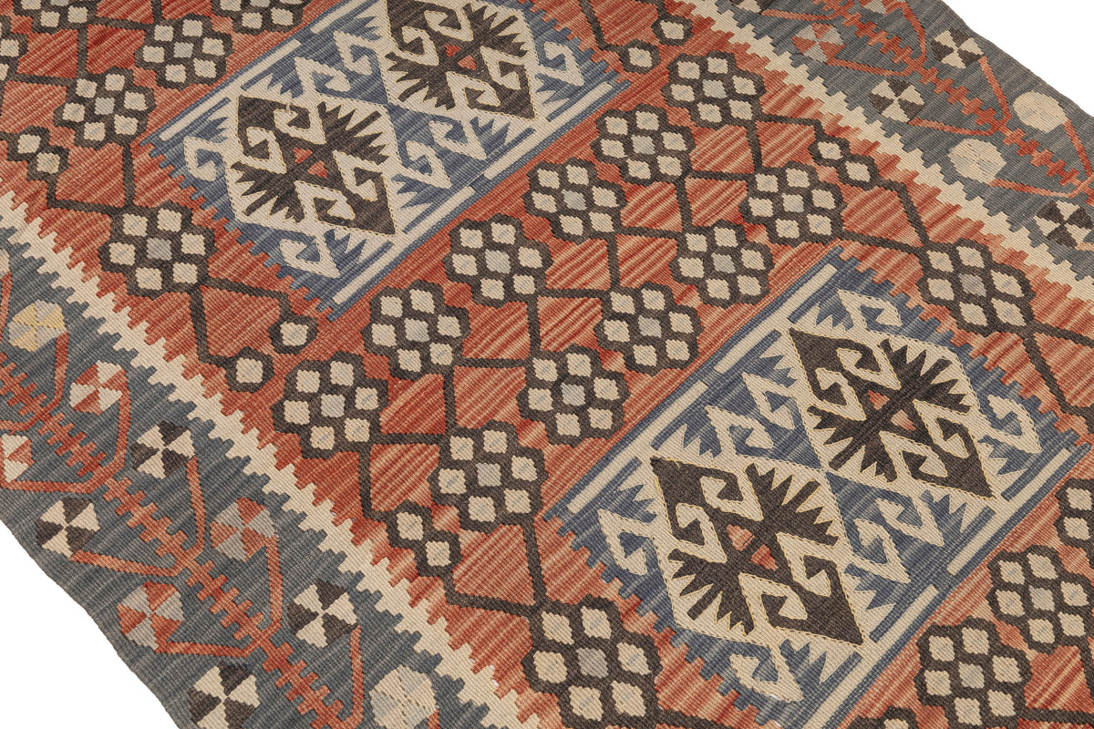 Handmade Oriental Turkish Kilim Rug