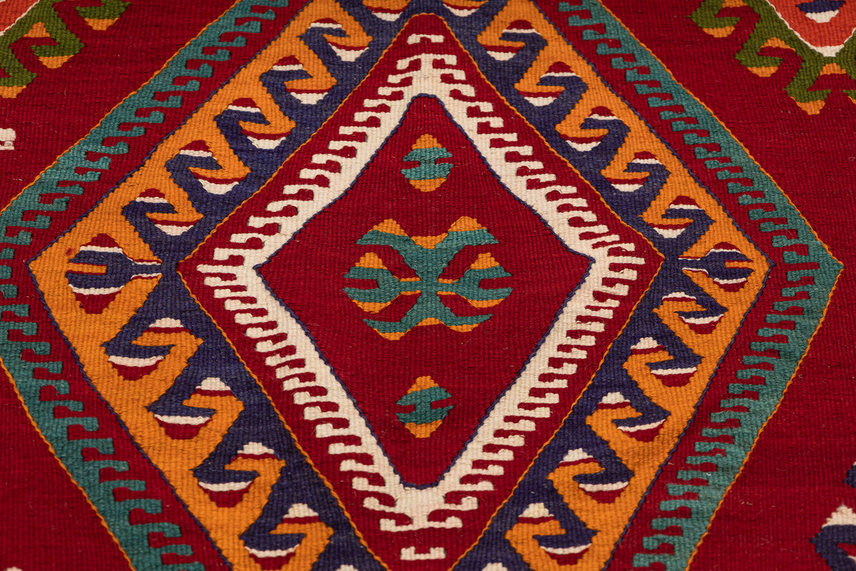 Handmade Oriental Turkish Kilim Runner Rug