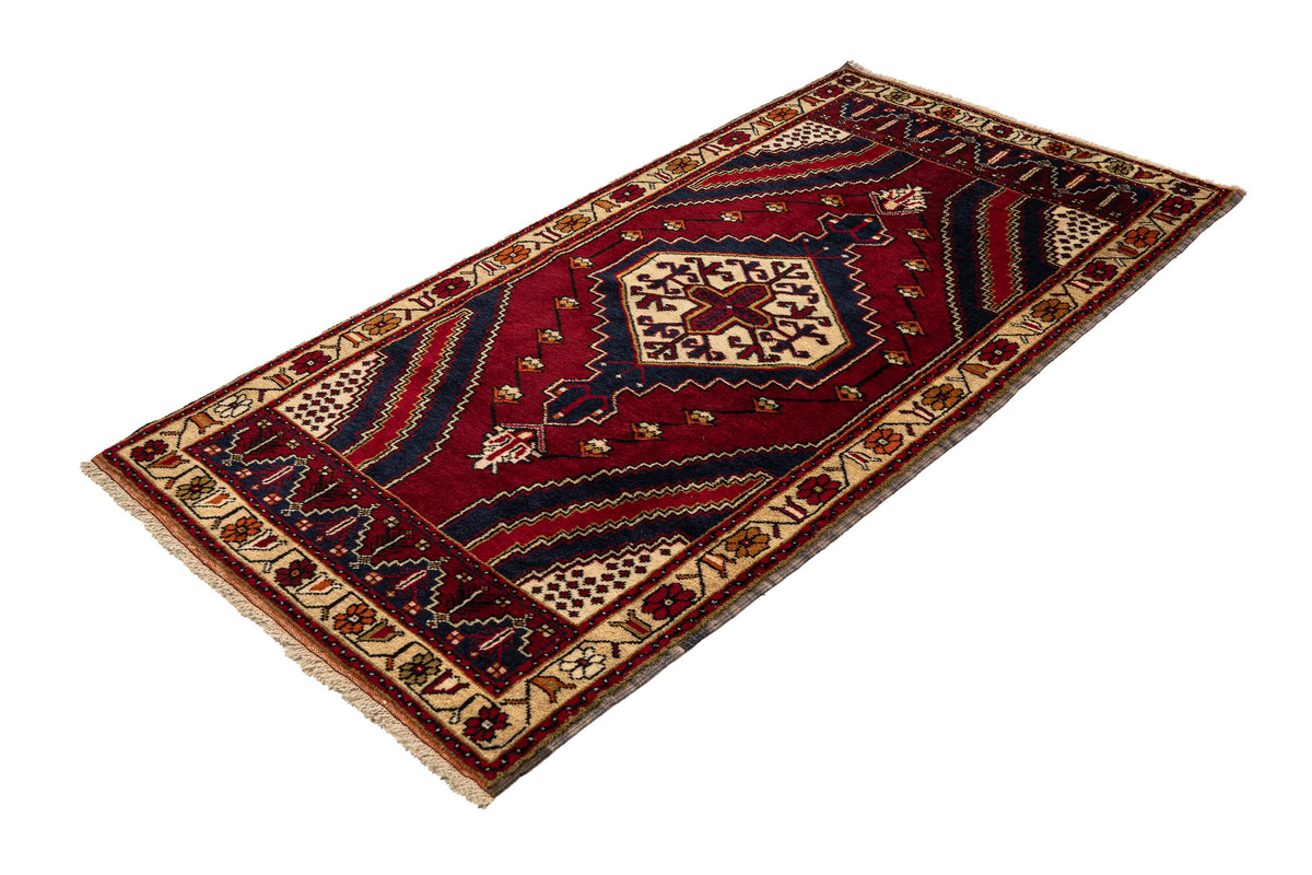 (3'3" x 6'4") Handmade Turkish Oriental Rug