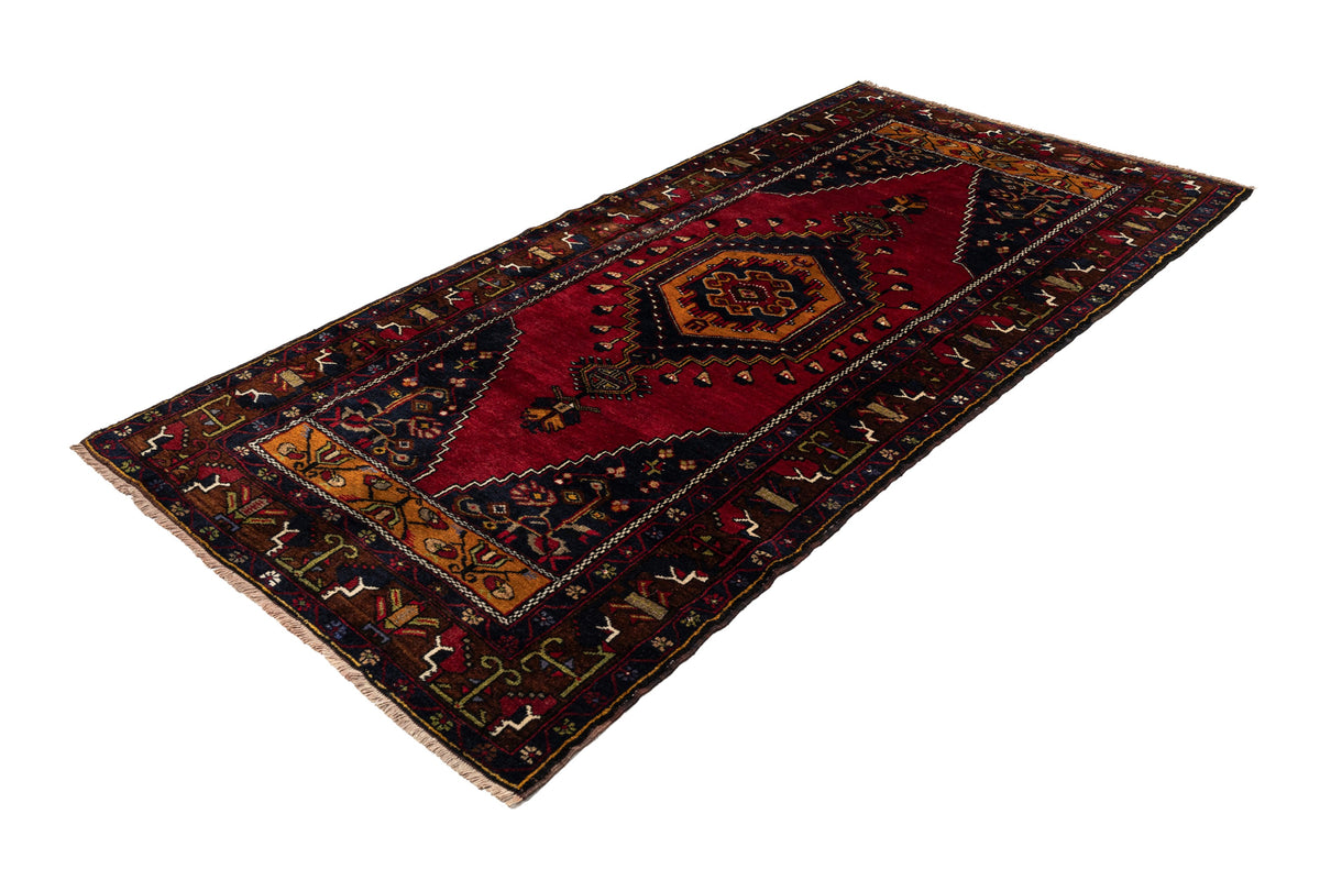 (4'2" x 8'2") Handmade Turkish Oriental Rug