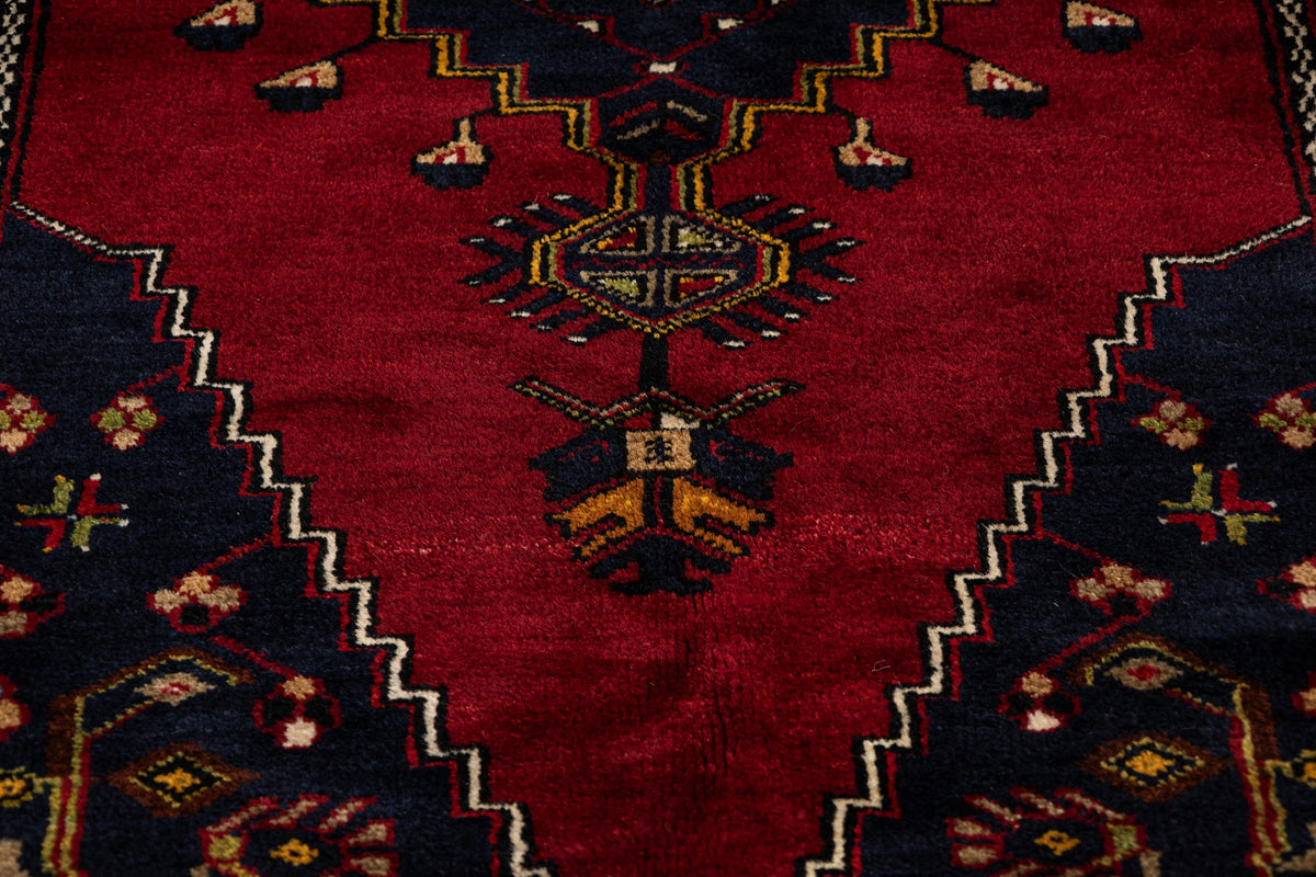 (4'2" x 8'2") Handmade Turkish Oriental Rug