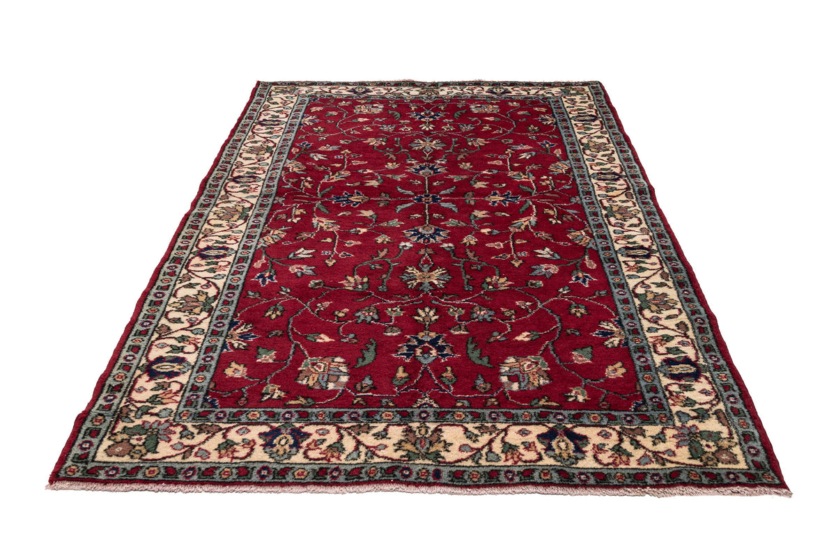 (5'4" x 7'10") Vintage Turkish Red Area Rug