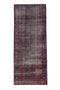 5'1" x 13'3" Vintage Turkish Kitchen Entryway Runner Rug