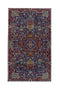 4'11" x 8'10" Handmade Vintage Blue Medium Rug