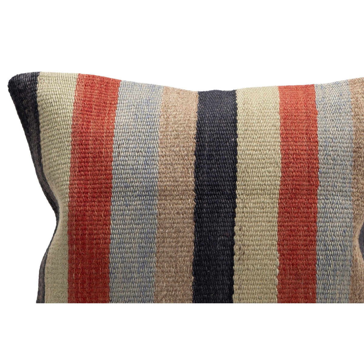 Striped Authentic Kilim Cushion Cover 16" x 16"