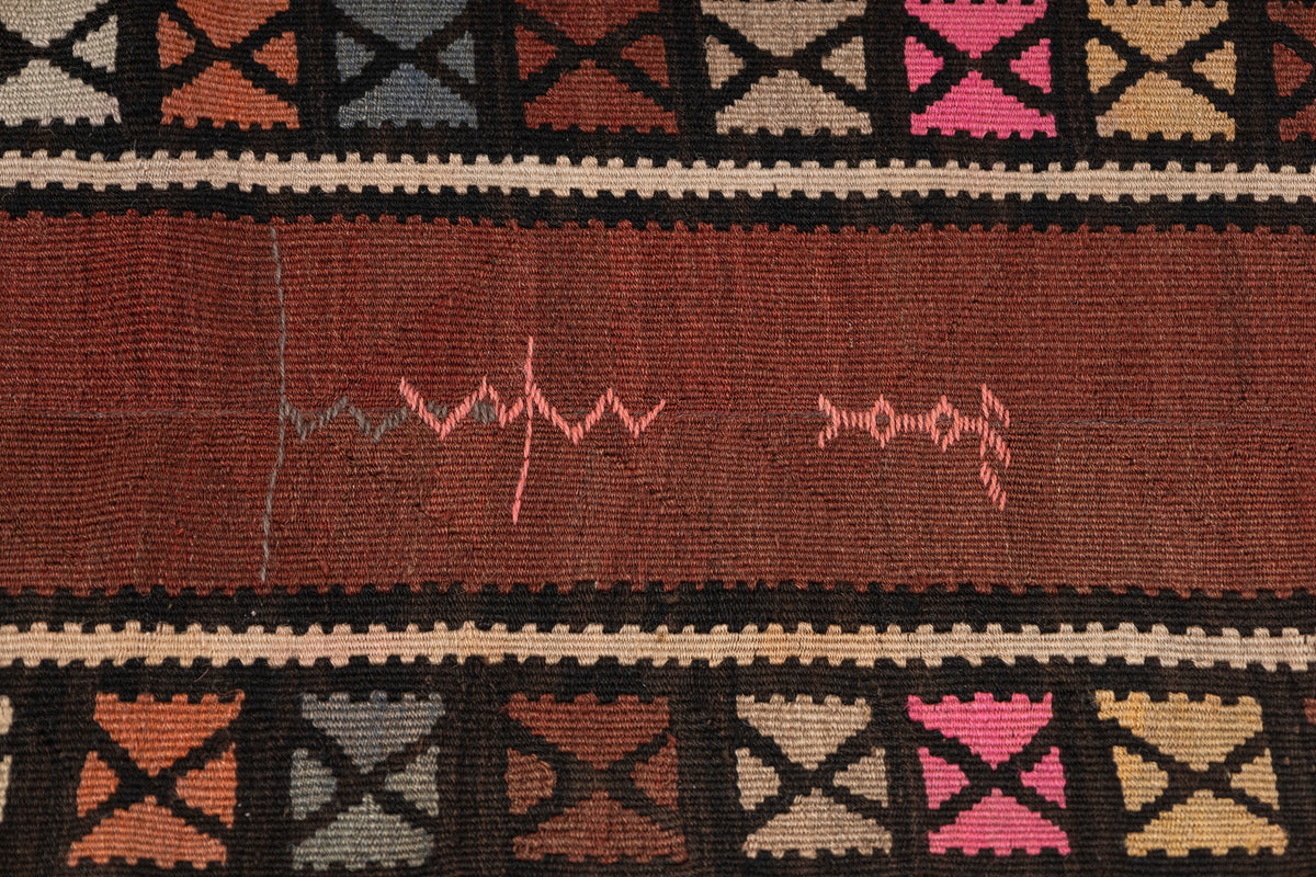 Handmade Oriental Turkish Kilim Runner Rug