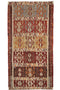 Patterned rug with geometric design 