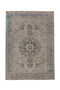 6'3" x 9'5" Vintage Turkish Neutral Large Area Rug
