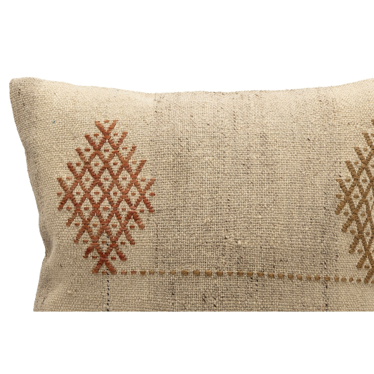 Handmade Neutral Throw Pillow Cover 20" x 20"