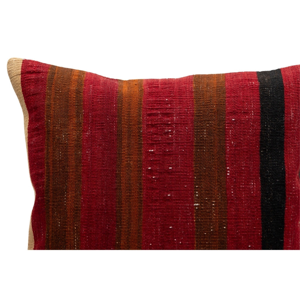 Vintage Striped Kilim Pillow Cover 20" x 20"