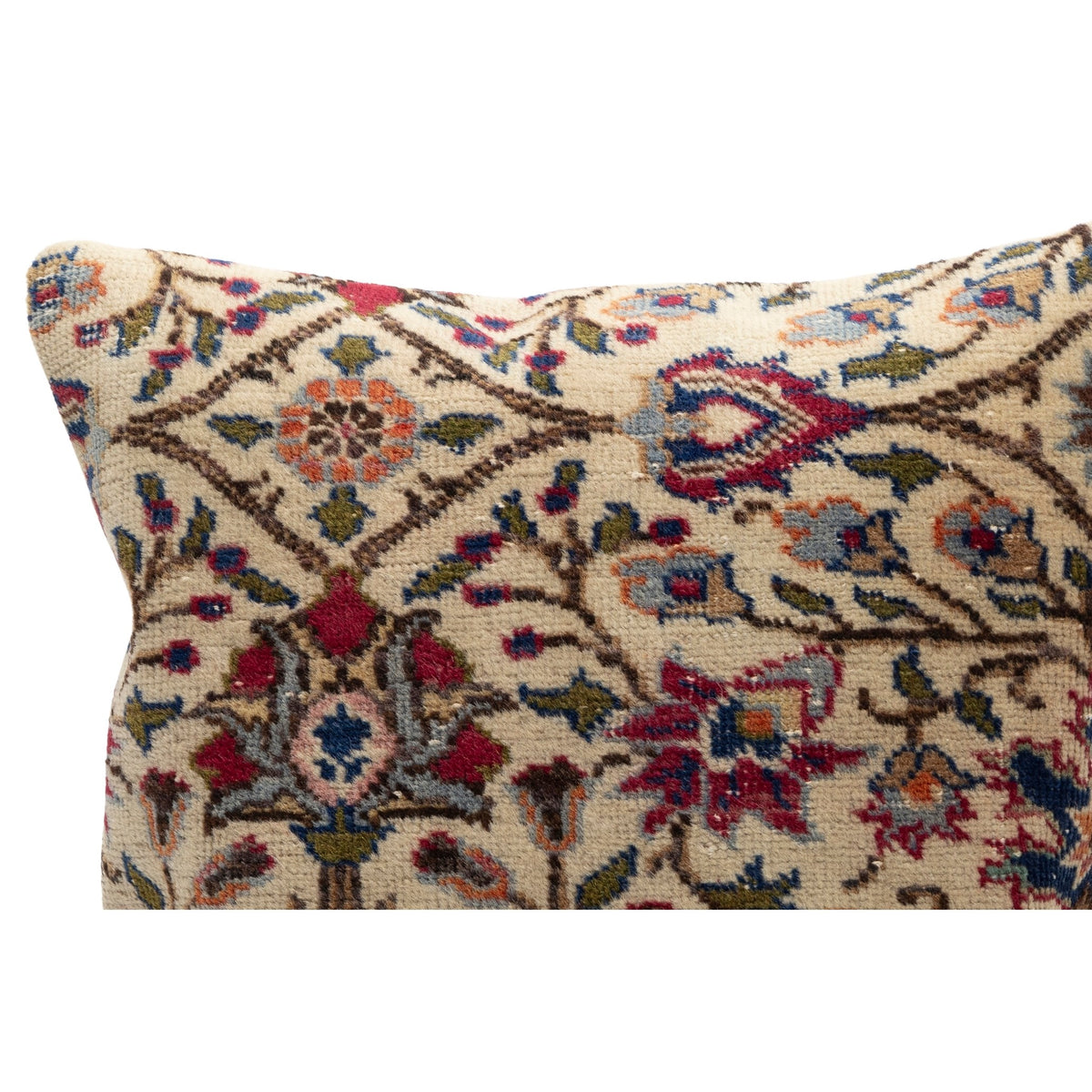 Handwoven Oriental Rug Pillow Cover 16" x 16"