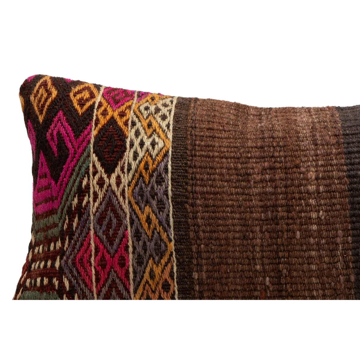 Oriental Kilim Throw Pillow Cover 12" x 20"