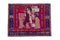 2'4" x 2' Vintage Small Portrait Design Rug
