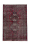 1'10" x 2'11" Vintage Turkish Small Red Rug