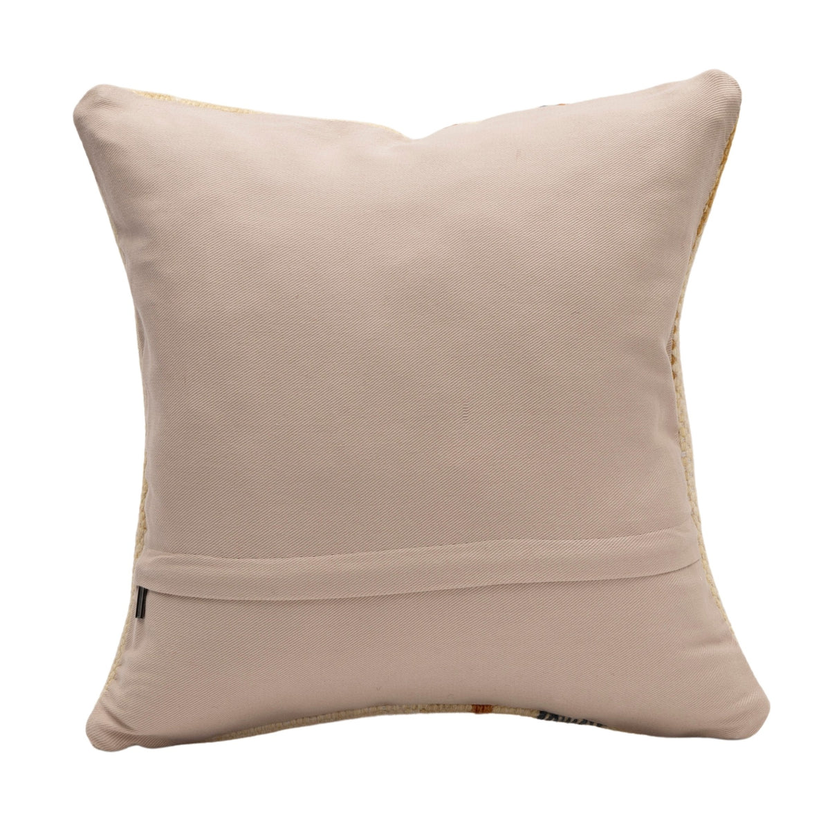 Beige Handmade Pillow Cover 16" x 16"