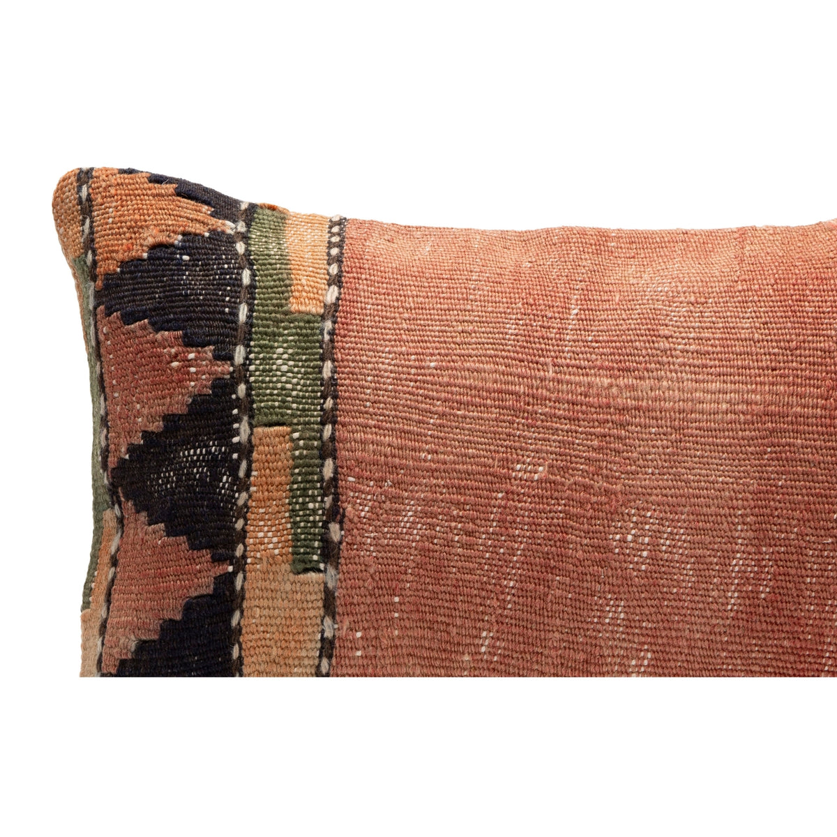 Authentic Neutral Kilim Pillow Case 12" x 20"