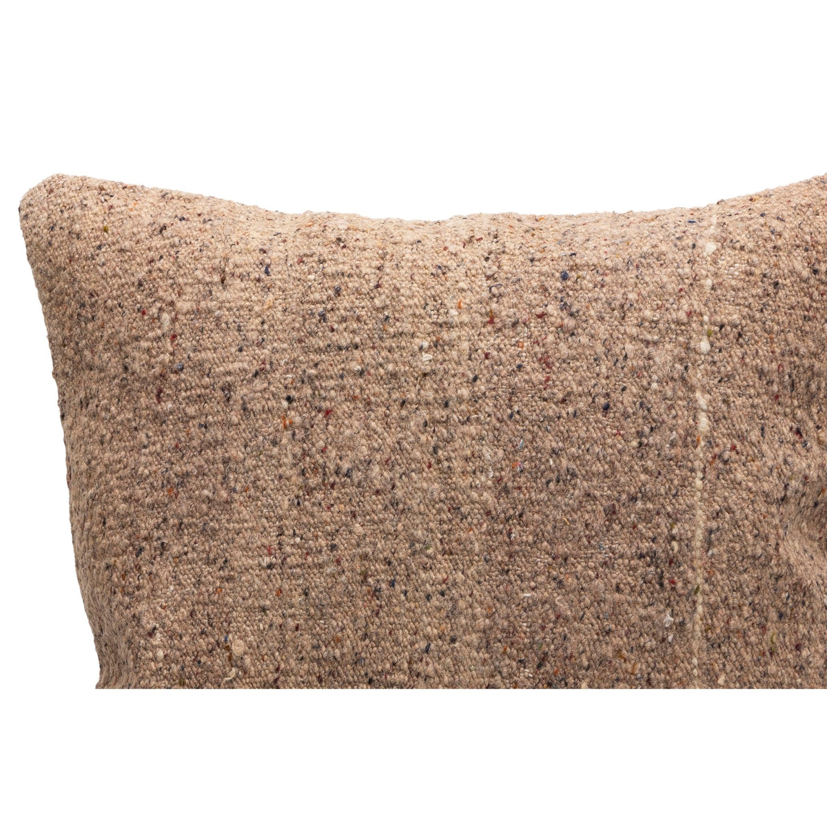 24" x 24" Handwoven Neutral Kilim Cushion Cover