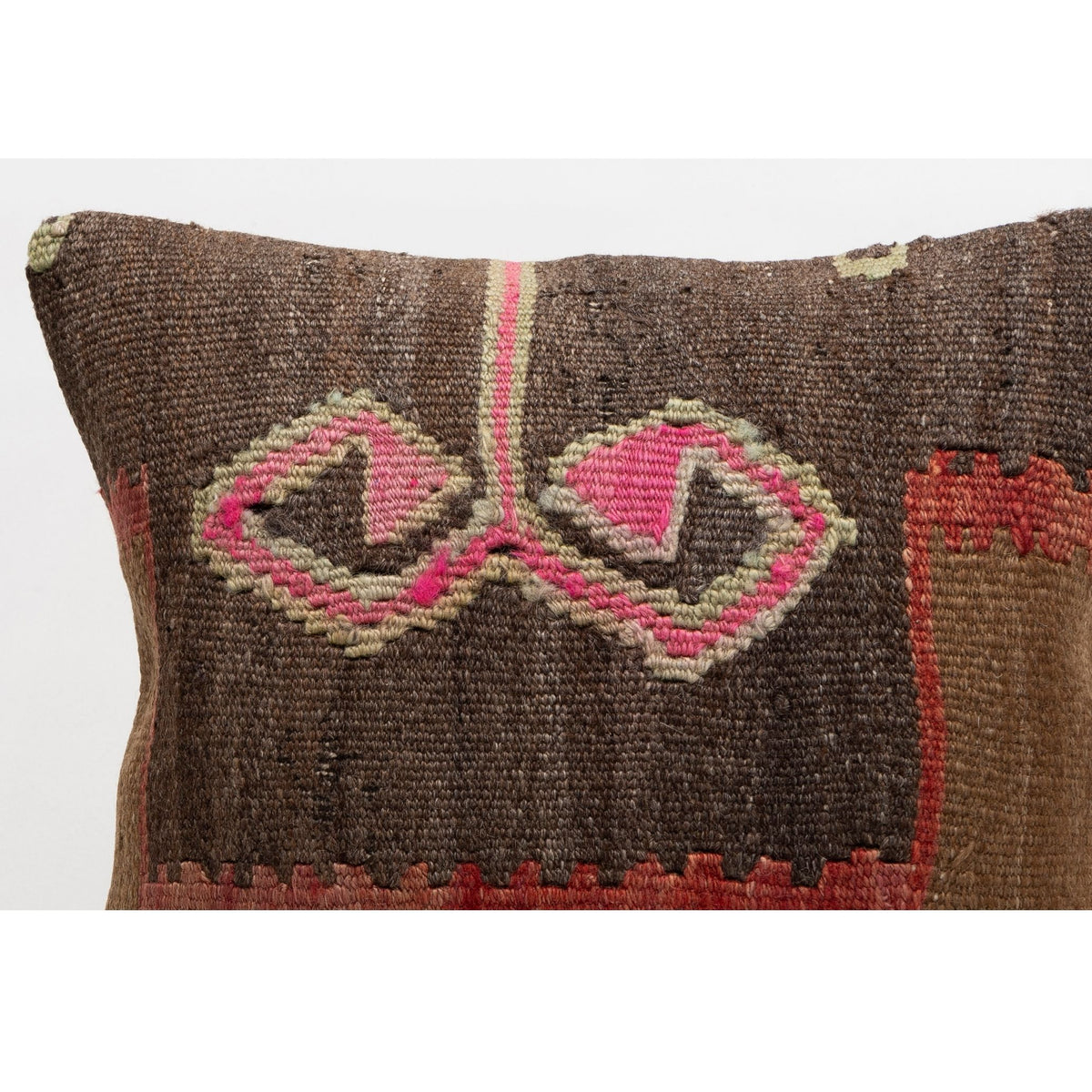 Handmade Kilim Throw Pillow Cover 16" x 16"