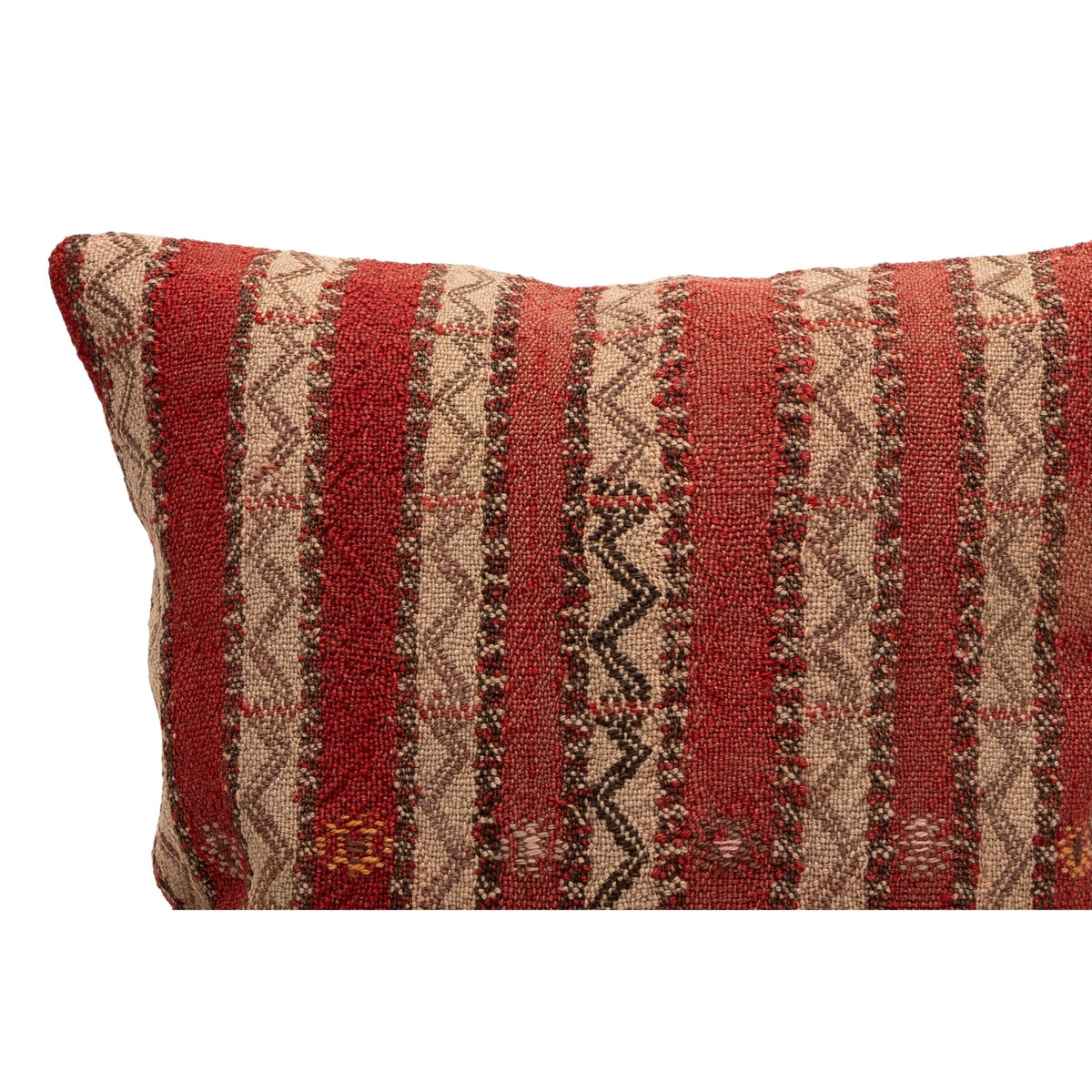 Handwoven Vintage Kilim Pillow Case 16" x 16"