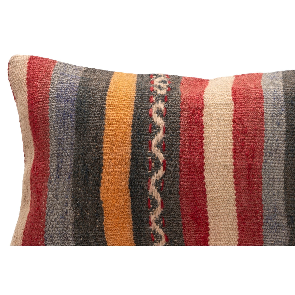 Authentic Decorative Kilim Pillow Case 12" x 20"