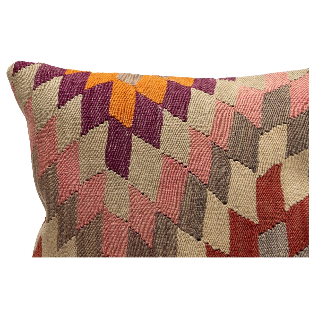 Handmade Geometric Throw Pillow Cover 20" x 20"