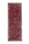 2'11" x 9'2" Vintage Turkish Red Runner Rug