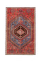 3'6" x 5'9" Vintage Small Oriental Style Rug
