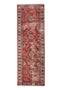 3'3" x 9'8" Vintage Turkish Red Small Rug