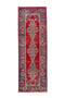 3'5" x 10'2" Handwoven Turkish Red Runner Rug