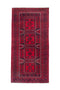 3'5" x 6'11" Vintage Red Small Rug