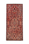 3'9" x 8'8" Vintage Turkish Kitchen Hallway Runner Rug